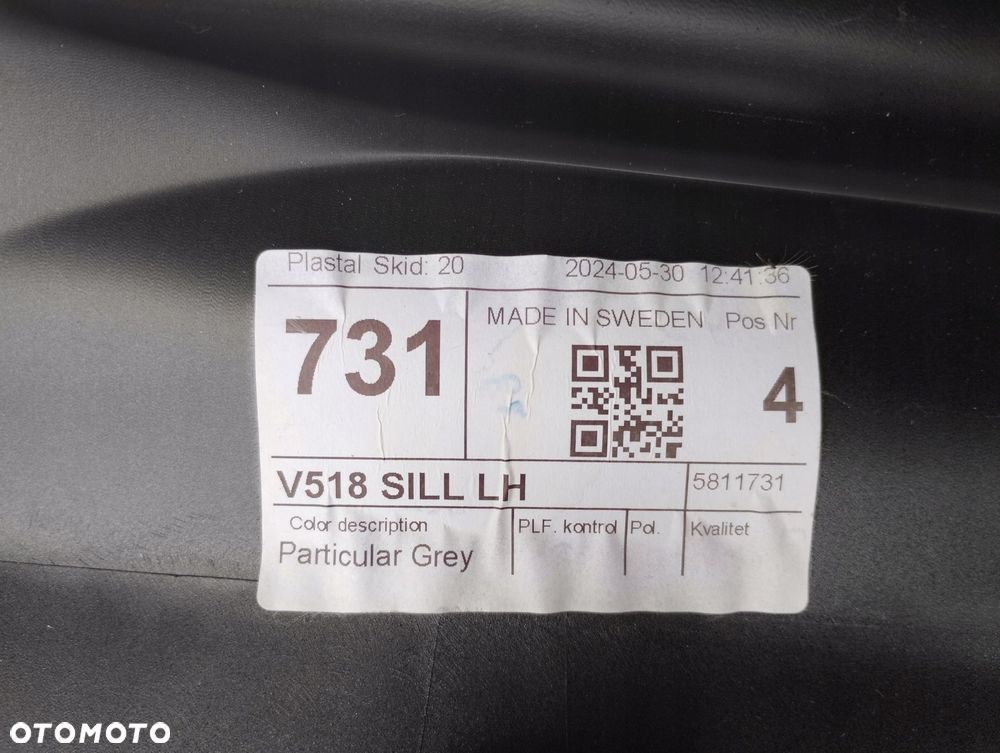 próg listwa nakładka prawa lewa volvo xc90 ii 15-^ 31672371 31672370 - 10