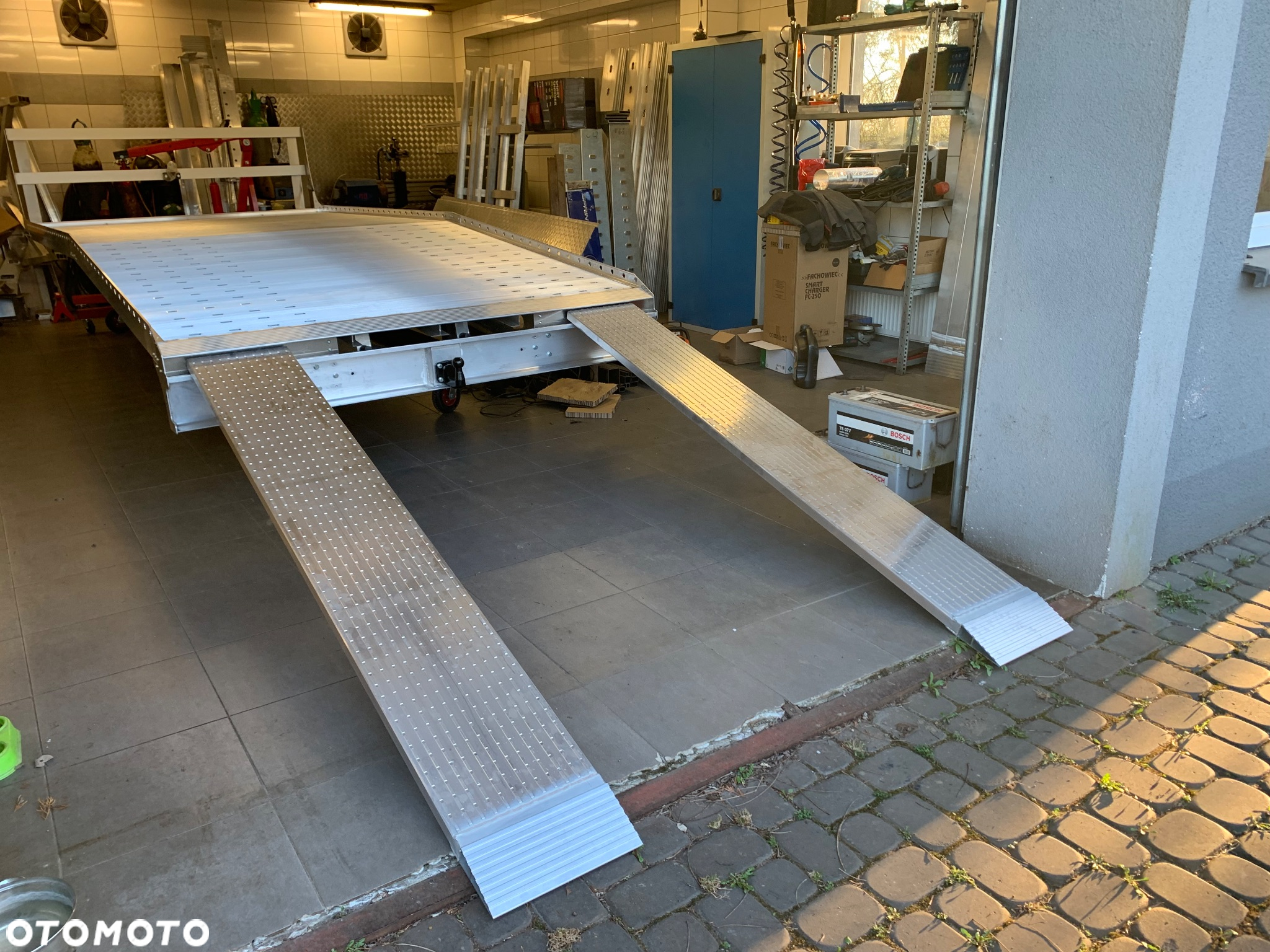 Najazd aluminiowy laweta autolaweta Sprinter Ducato Master Iveco - 12