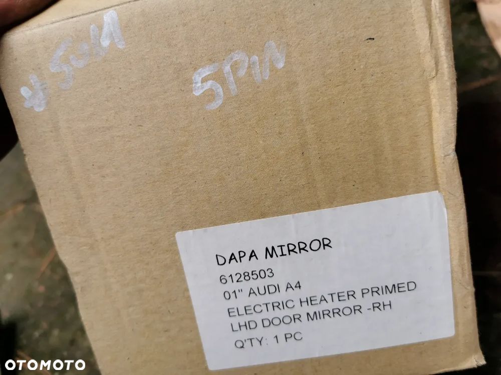 Audi A4 B6 01-05 Lusterko prawe prawy przód 5 PIN NOWE EUROPA - 3