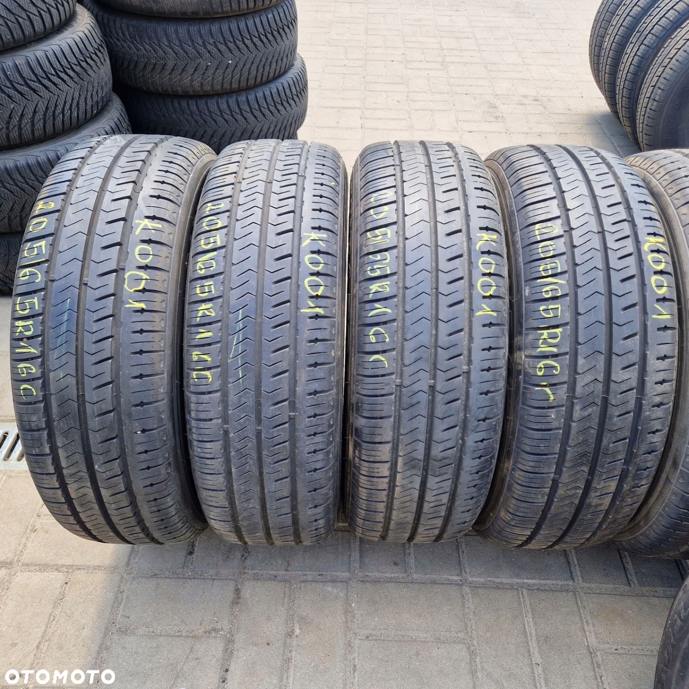 HANKOOK RADIAL RA28E 205/65R16C 107/105T 8mm JAK NOWE 4X - 1