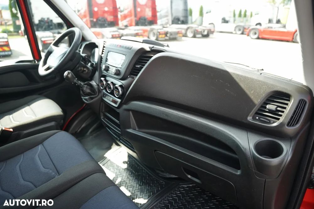 Iveco DAILY 35-150 / PALFINGER CITY 23 MPA CU CARLIG / CUTIE DE VITEZE 3.1 M / PTO / DUBLU / MANUAL / IMPORTAT / - 36