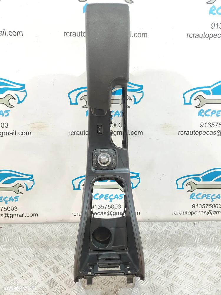 CONSOLA CENTRAL RENAULT MEGANE III 3 MK3 GRANDTOUR CARRINHA 969100026R 253B00345R APOIO DE BRAÇO COMANDO COMANDOS MULTIMÉDIA MULTIFUNÇÕES - 1