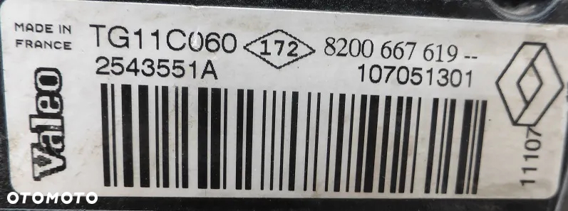 RENAULT 1.6 16V ALTERNATOR VALEO 8200667619 - 4