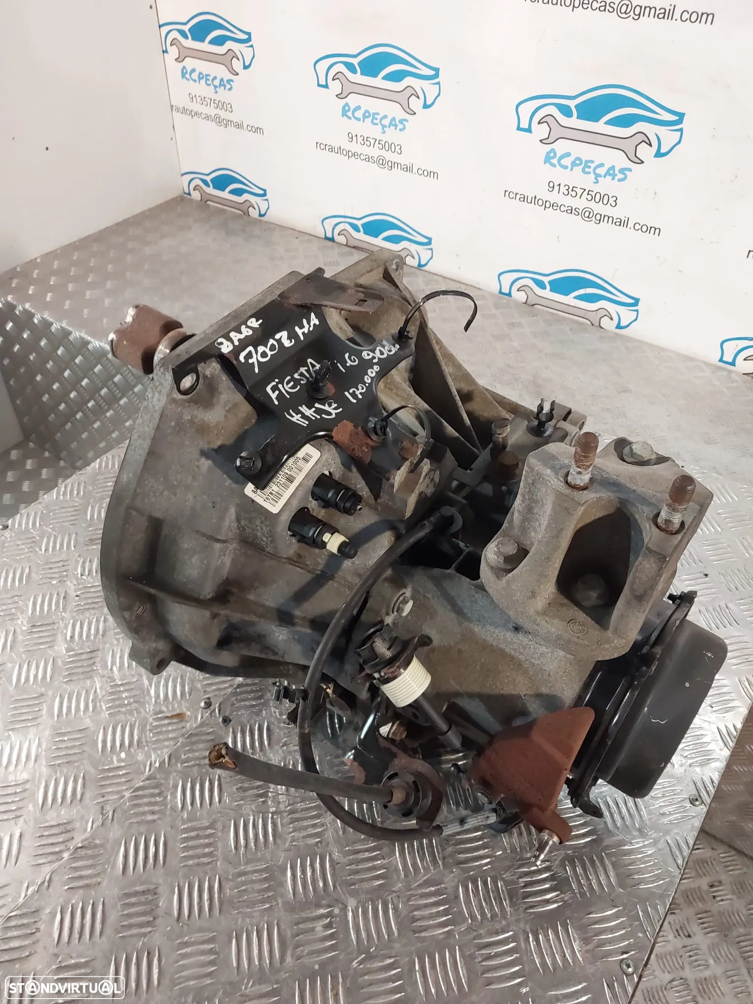 CAIXA VELOCIDADES MANUAL FORD FIESTA VI 6 MK6 1.4 TDCI 16V 90CV HHJE 8A6R7002HA 8A6R-7002-HA - 7