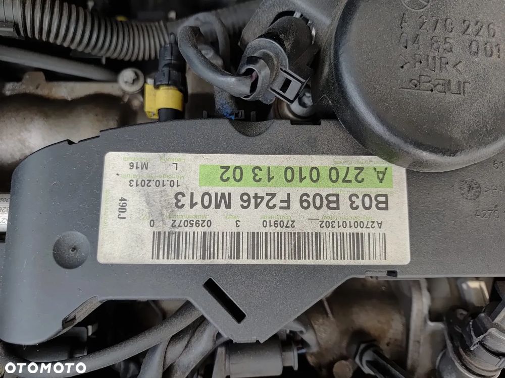 Silnik Mercedes  1.6 CGI A270 010 13 02 - 1