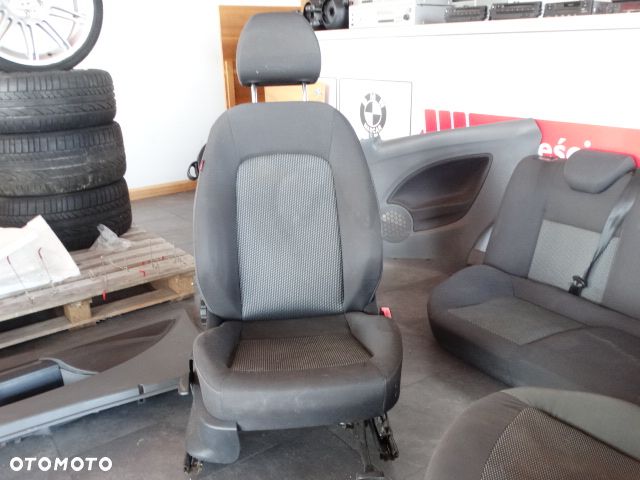 Seat Ibiza MK4 6J 08-17 3D Euro Airbag Fotele Siedzenia Kanapa Boczki Tapicerka Zagłówki Wnętrze Ładny Kompletny Zestaw - 3