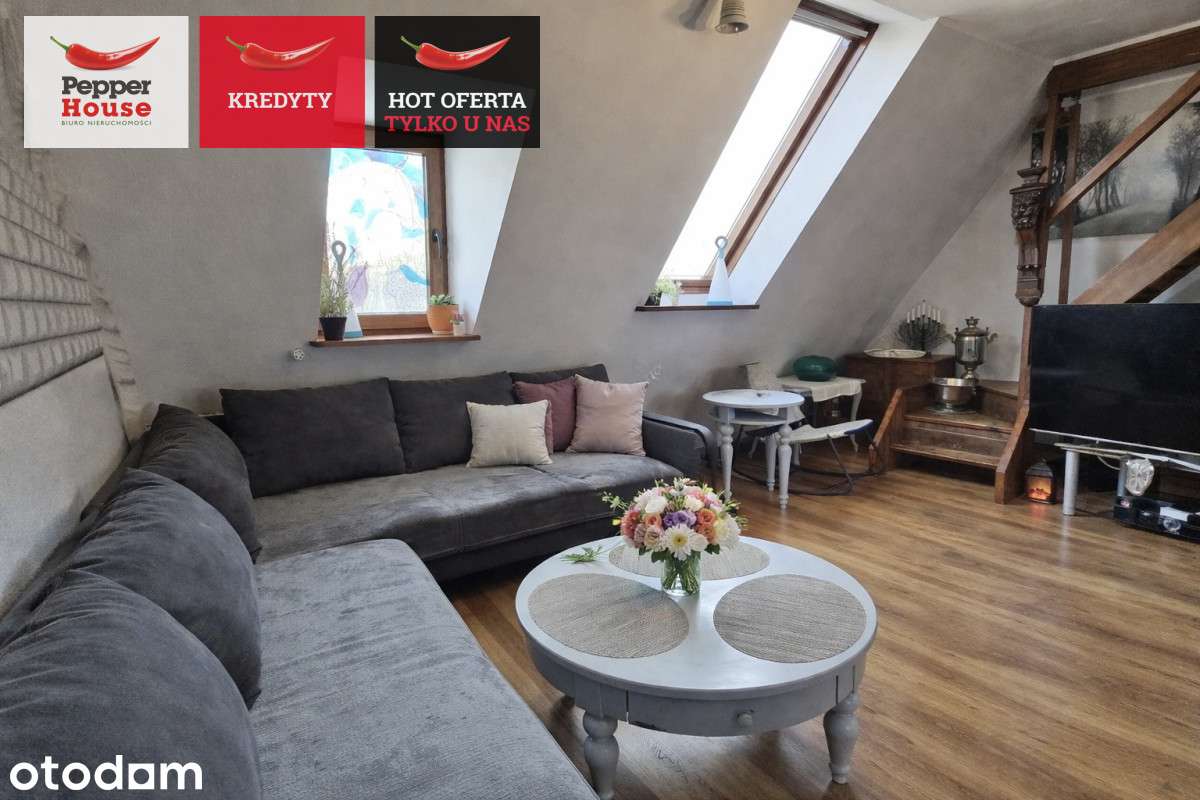 Wyjątkowa mansarda z antresolą | Gdańsk Wrzeszcz