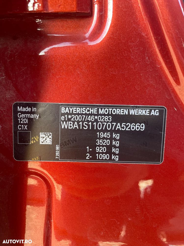 BMW Seria 1 120i Aut. Sport Line - 7