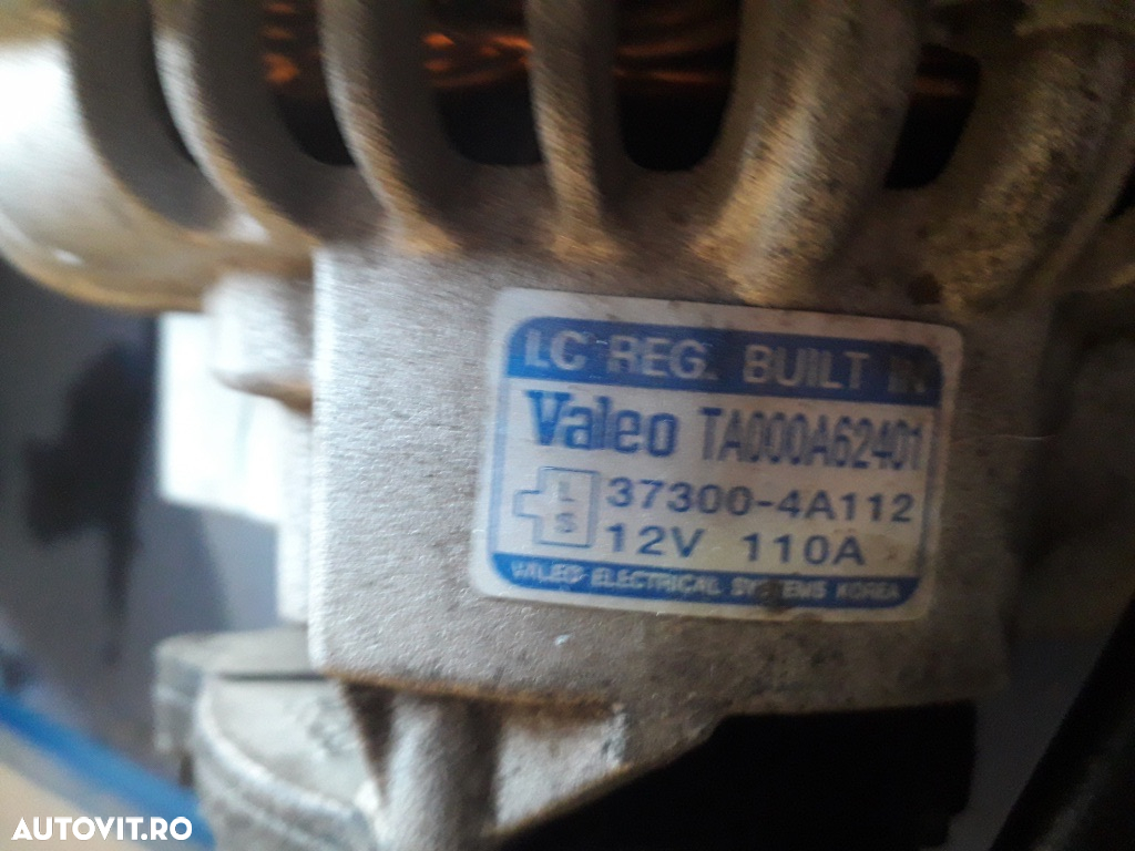 Alternator Kia Sorento 2.5 CRDi 37300-4A110 37300 4A110 373004A112 AF111393 TA000A62401 2002-2008 - 6