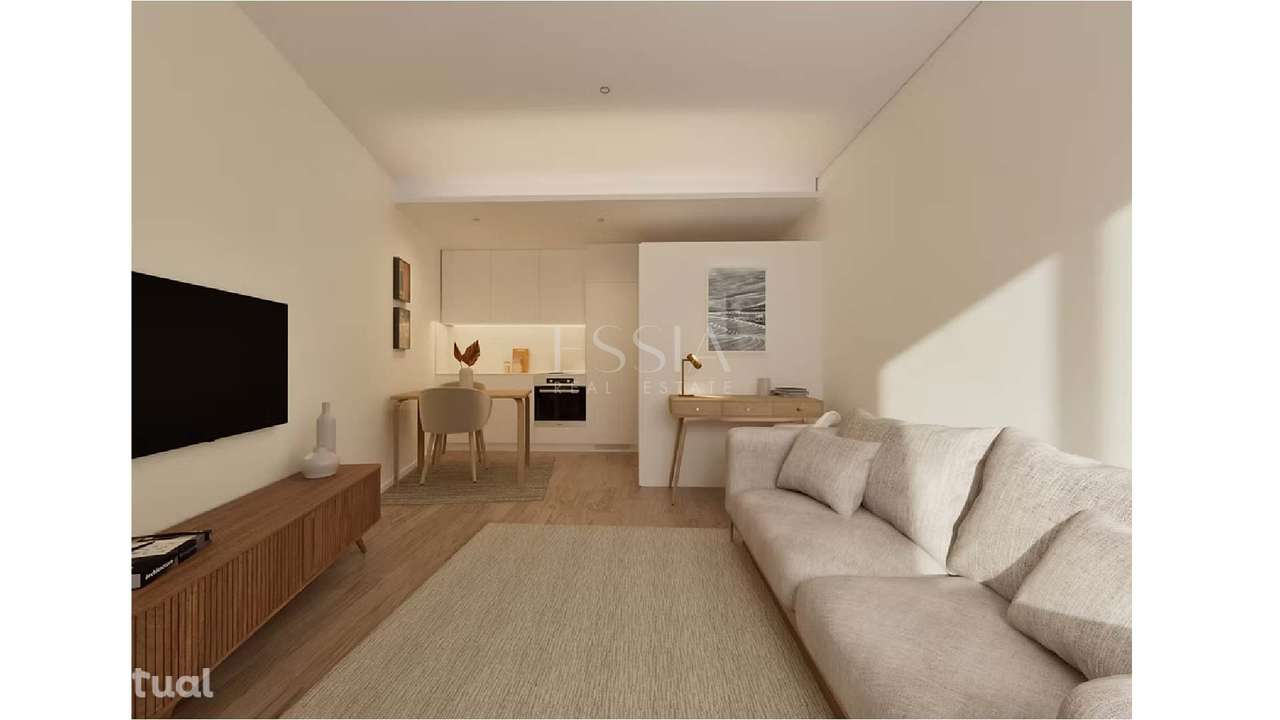 Apartamento T0 com Garagem e Jardim - Grande imagem: 5/17