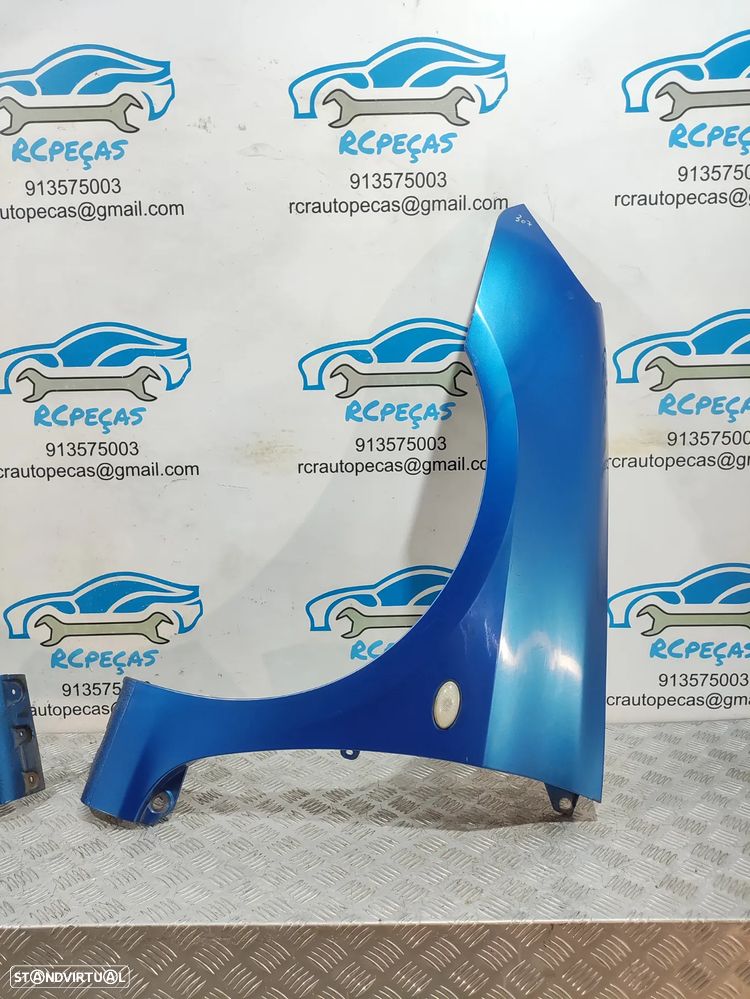 FRENTE COMPLETA PEUGEOT 307 3 A/C CAPOT PARACHOQUES GUARDA-LAMAS OTICAS RADIADOR VENTILADOR FRENTE FIBRA REFORÇO - 15