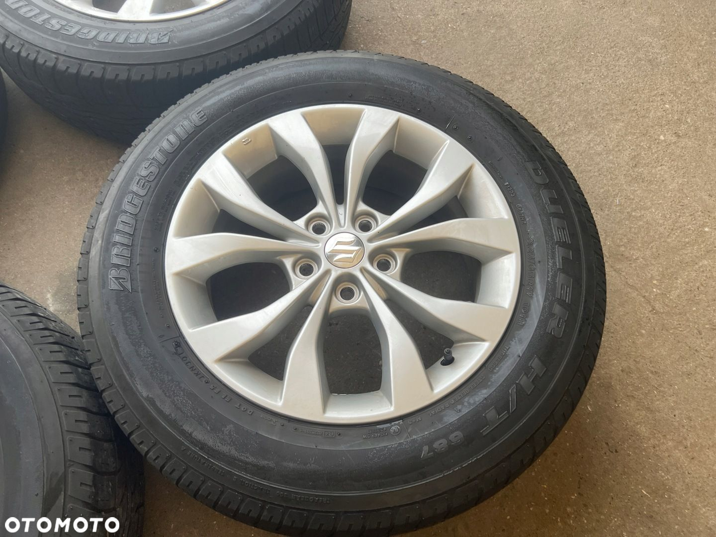 KOMPLET FELG FELGI ALU SUZUKI SX-4 SX4 VITARA 17 5X114,3 ET45 ORYGINALNE - 4