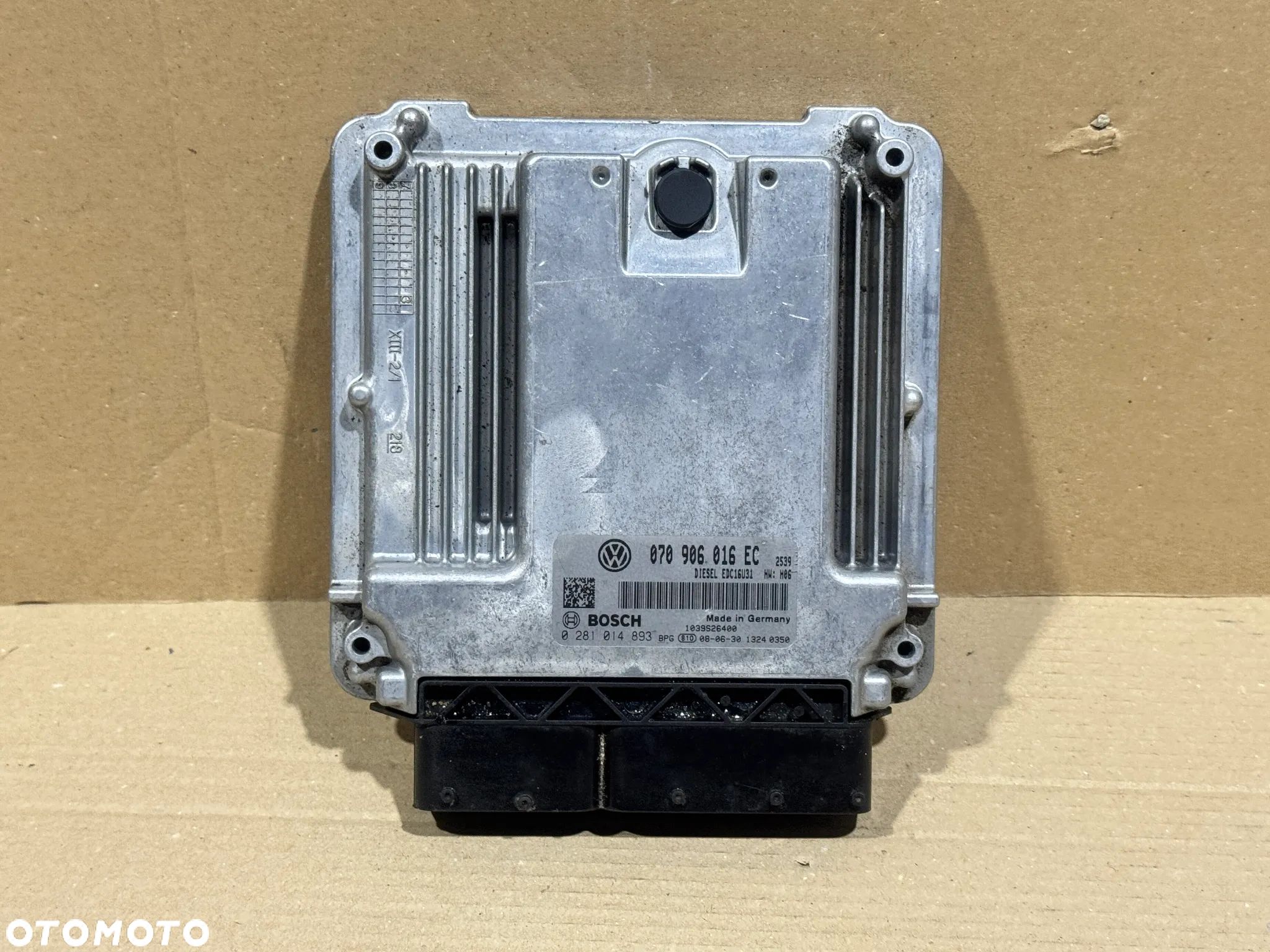 VW T5 TRANSPORTER STEROWNIK KOMPUTER SILNIKA BOSCH 070906016EC - 1