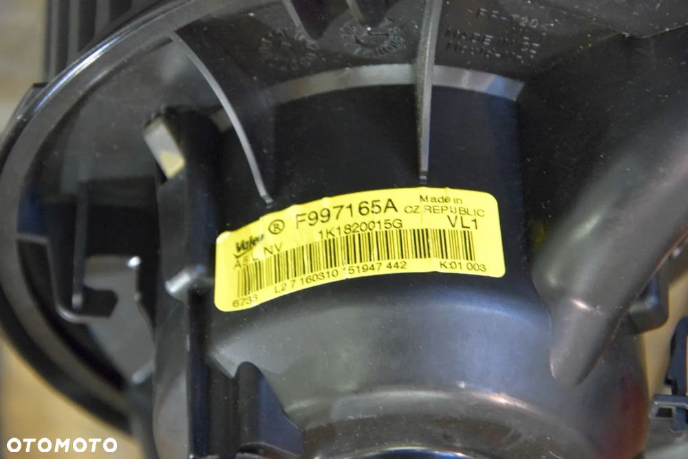 AUDI A3 8P Wentylator dmuchawy nagrzewnicy 1K1820015G - 3