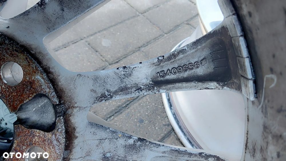 Komplet felg aluminiowych OPEL ASTRA V K CHEVROLET CRUZE 5x105 7,5x17 ET44 13409656 czujniki tmps - 7