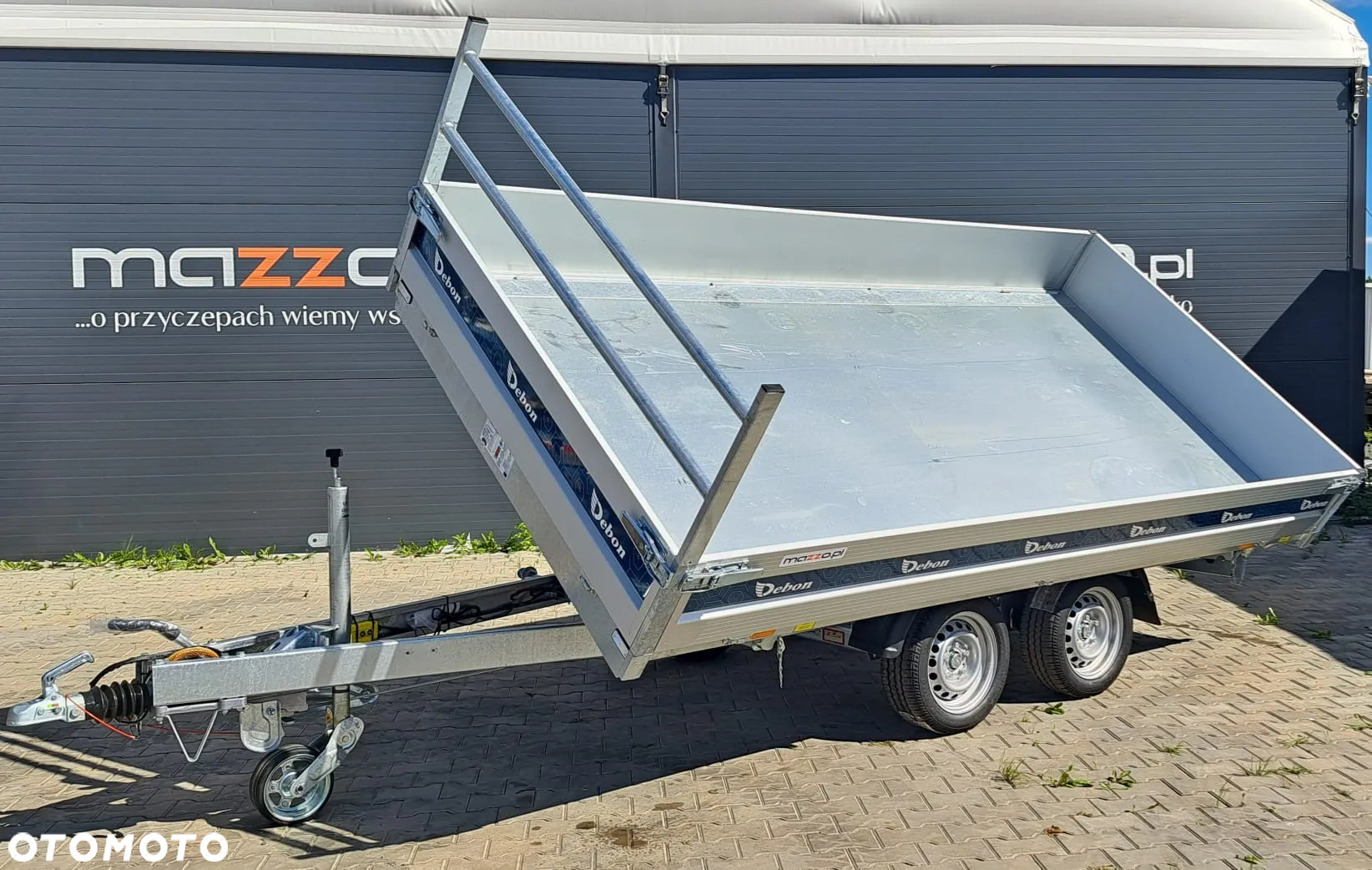 Debon DOSTAWA! Przyczepa wywrotka wym. 360x180x35cm, PW 3.6 Cheval Liberte TRÓJSTRONNY WYWROT HYDRAULICZNY! Burty aluminiowe, DMC 3500kg KIPER - 6