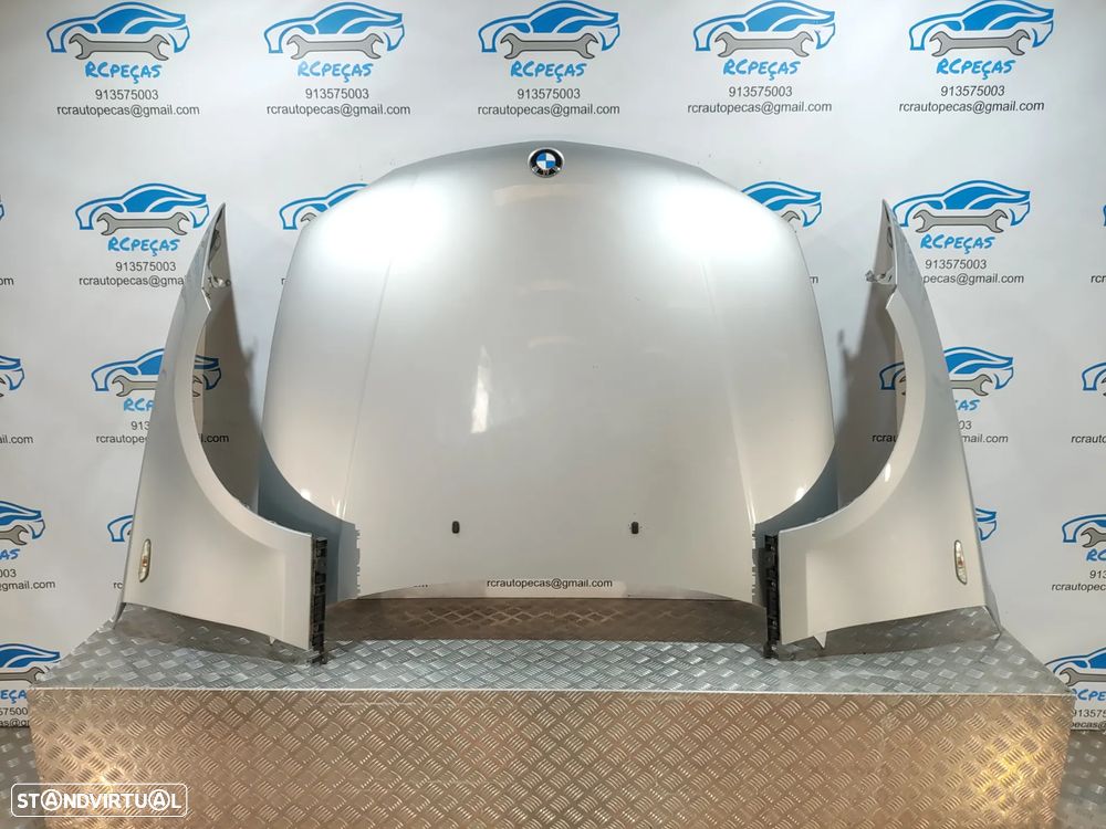 FRENTE COMPLETA BMW SERIE 1 E87 E81 PACK M CAPOT PARACHOQUES SENSORES GUARDA-LAMAS OTICAS RADIADOR VENTILADOR FRENTE FIBRA REFORÇO - 24