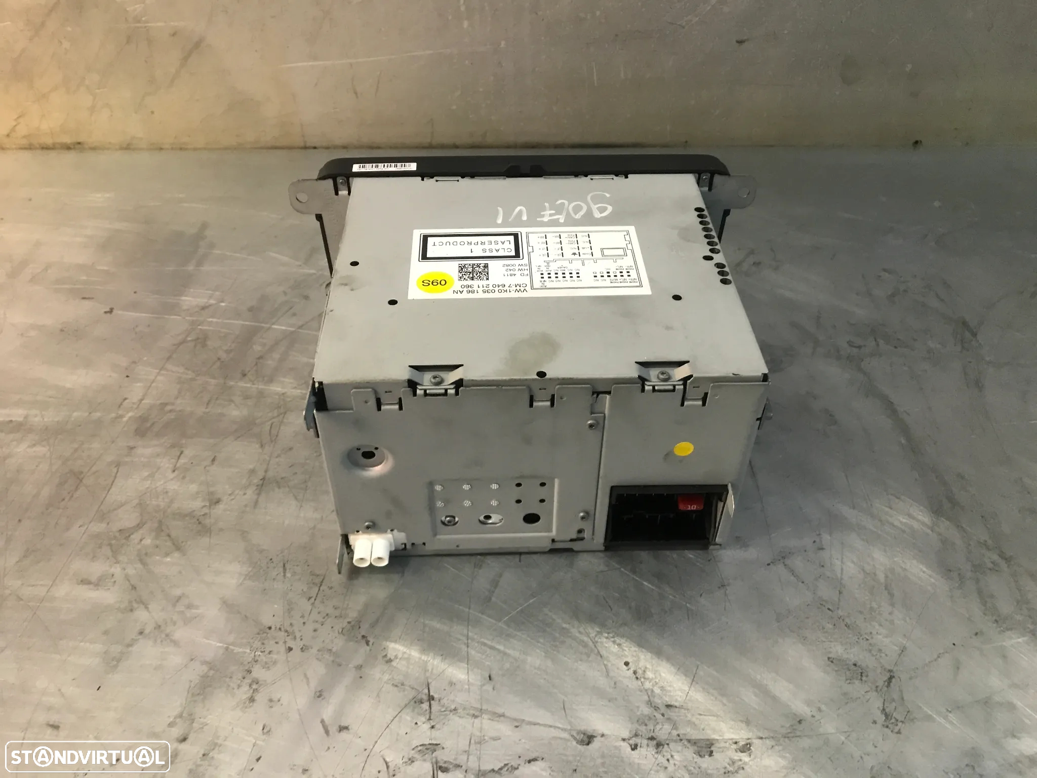 AUTO-RADIO ORIGINAL VOLKSWAGEN GOLF VI 1K0035186AN - 2