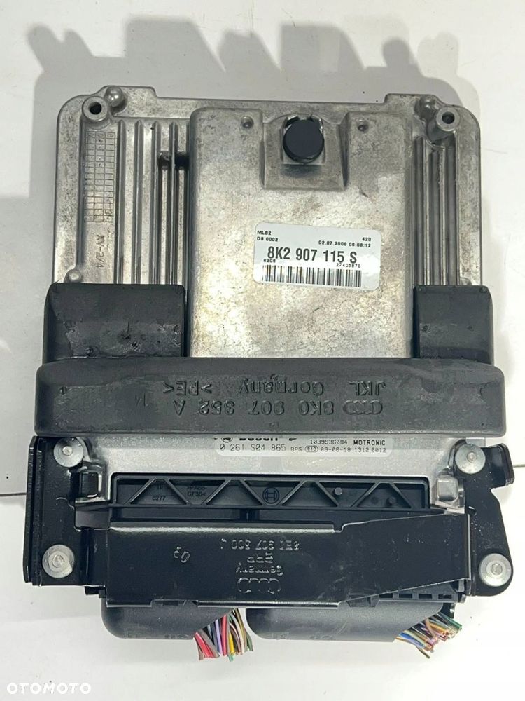 Sterownik Moduł ECU 2.0TFSI Audi A5 8T 8F 2010 8K2 907 115 - 1