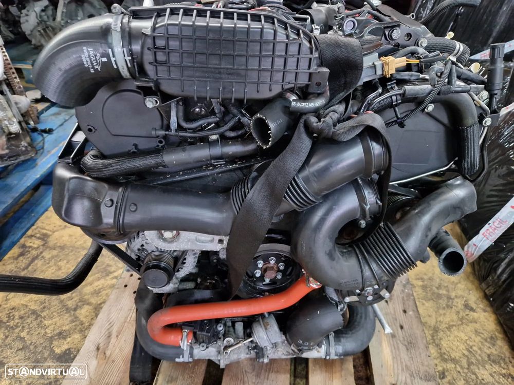 Motor usado para peças reparação 306DT JAGUAR XF XF250 3.0D V6 245CV - 4