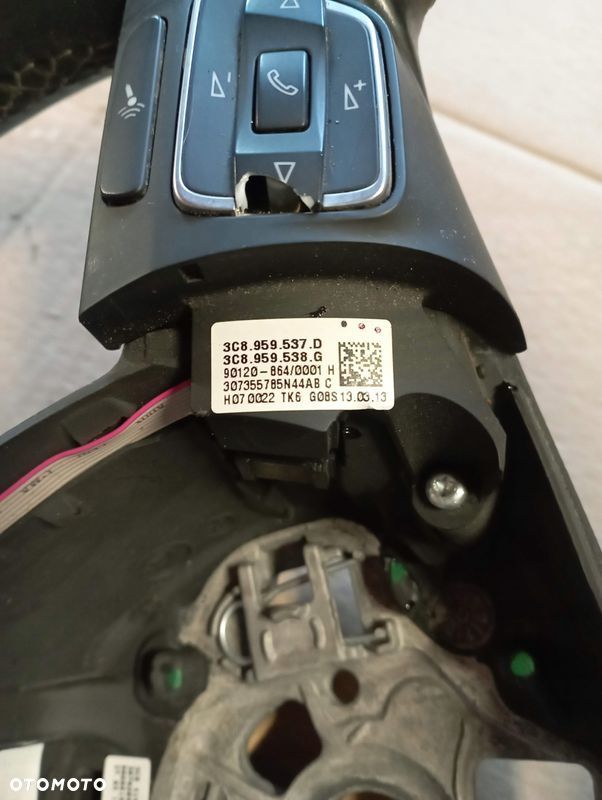 VW GOLF PLUS + KIEROWNICA SKÓRA MULTIFUNKCJA 3C8959537D 3C8419091BE - 3