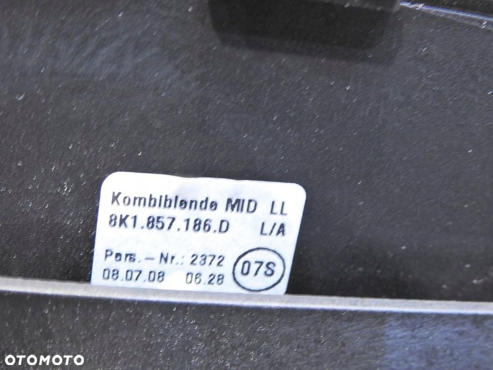 RAMKA LICZNIKA KRATKA NAWIEWU WYŚWIETLACZ AUDI A4 - 5