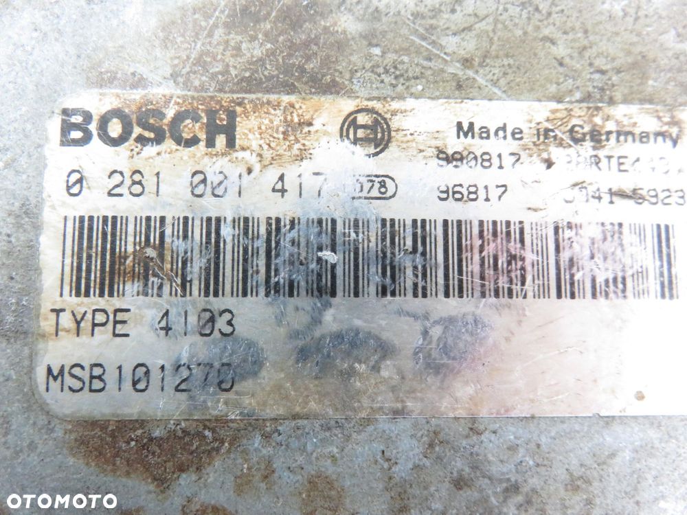 STEROWNIK ROVER 800 825 0281001417 MSB101270 - 4