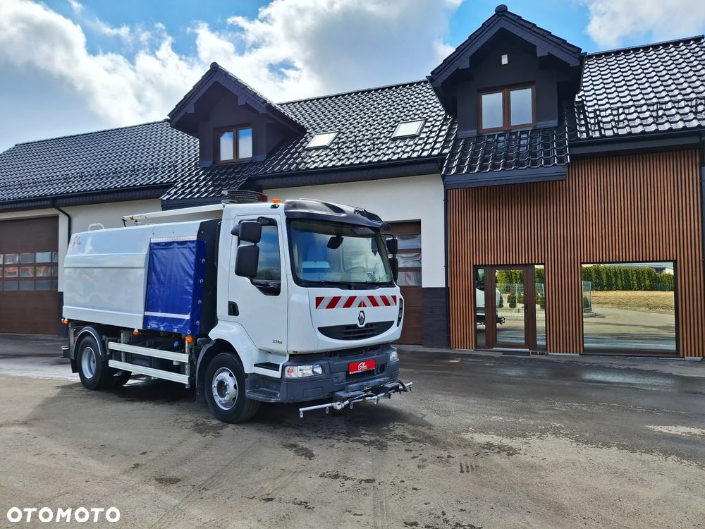 Renault Midlum 220 Polewaczka Myjka Karcher Mycie Ulic Myjka Drogowa Podlewanie Mycie Ciśnieniowe Cysterna 2011r Zarejestrowana - 1