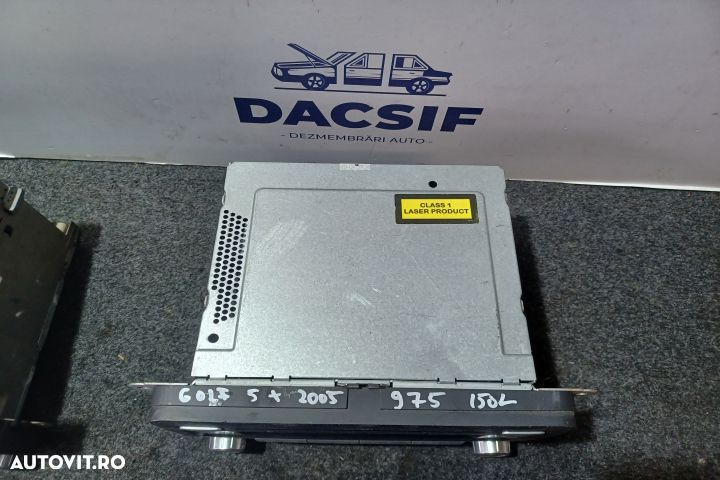 Radio cd 5M0035186D Volkswagen VW Golf 5 [2003 - 2009] Plus minivan 2 - 2