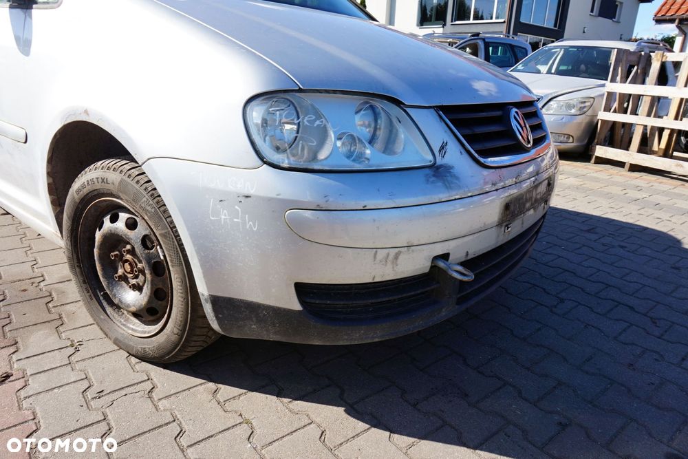 MASKA ZDERZAK BŁOTNIKI LAMPY TOURAN I 1T LA7W  VOLKSWAGEN 2003-2006 SREBRNY PRZÓD KOMPLETNY - 10