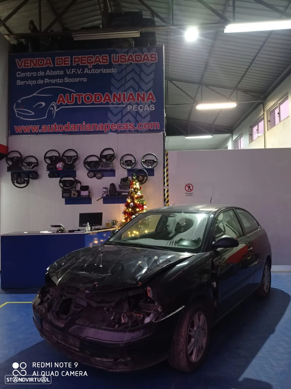 Seat Ibiza 6L 1.4, gasolina de 2003 ás peças.