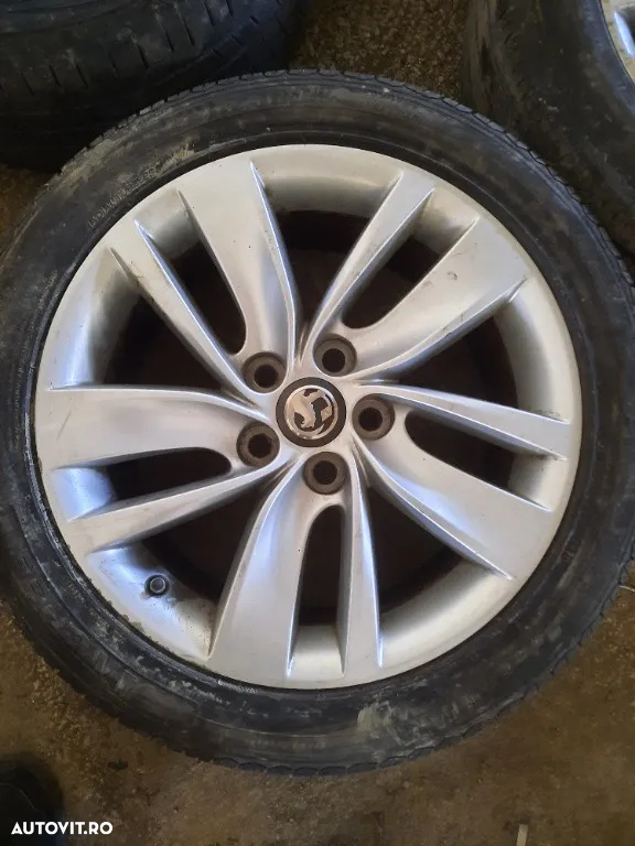 SET Jante 18" Opel Insignia 5x120 8J ET42 anvelope 245/40/18 - 2