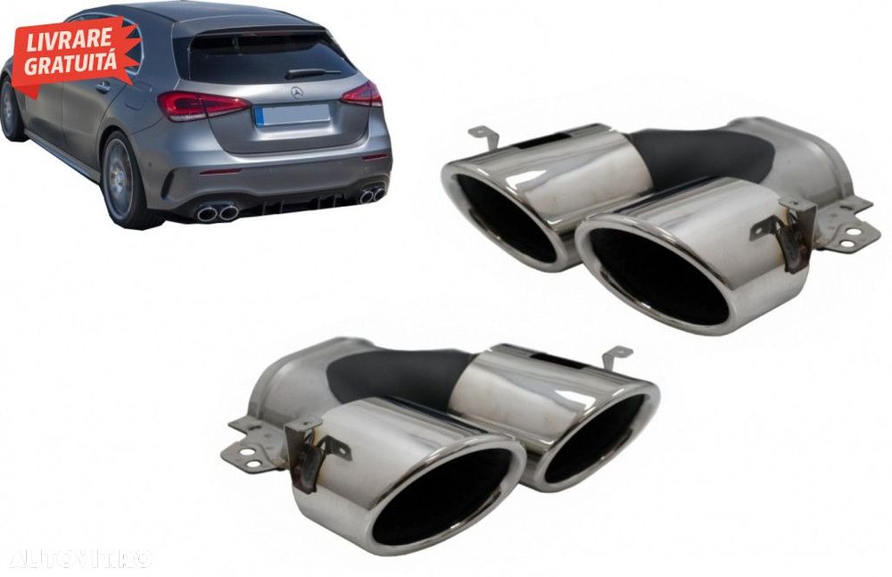 Ornamente pentru sistemul de evacuare Mercedes A-Class W177 CLA II X11 - 1