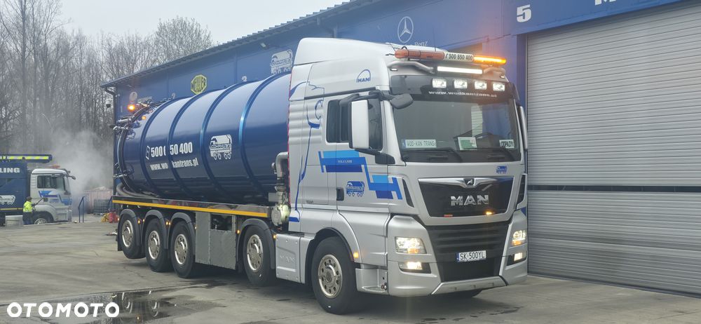 MAN TGX 43.580 10x4 asenizacyjny cysterna 32m3 DEMAG beczka zabudowa 2024 - 2