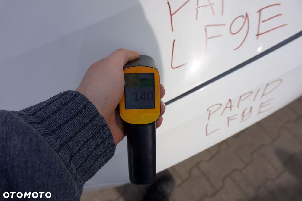 MASKA ZDERZAK BŁOTNIKI LAMPY RAPID NH3 LF9E  SKODA 2012-2019 BIAŁY PRZÓD KOMPLETNY - 7