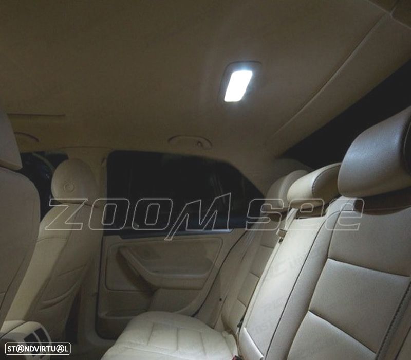 KIT COMPLETO DE 17 LAMPADAS LED INTERIOR PARA VOLKSWAGEN VW JETTA 5 MK5 MKV 05-10 - 2