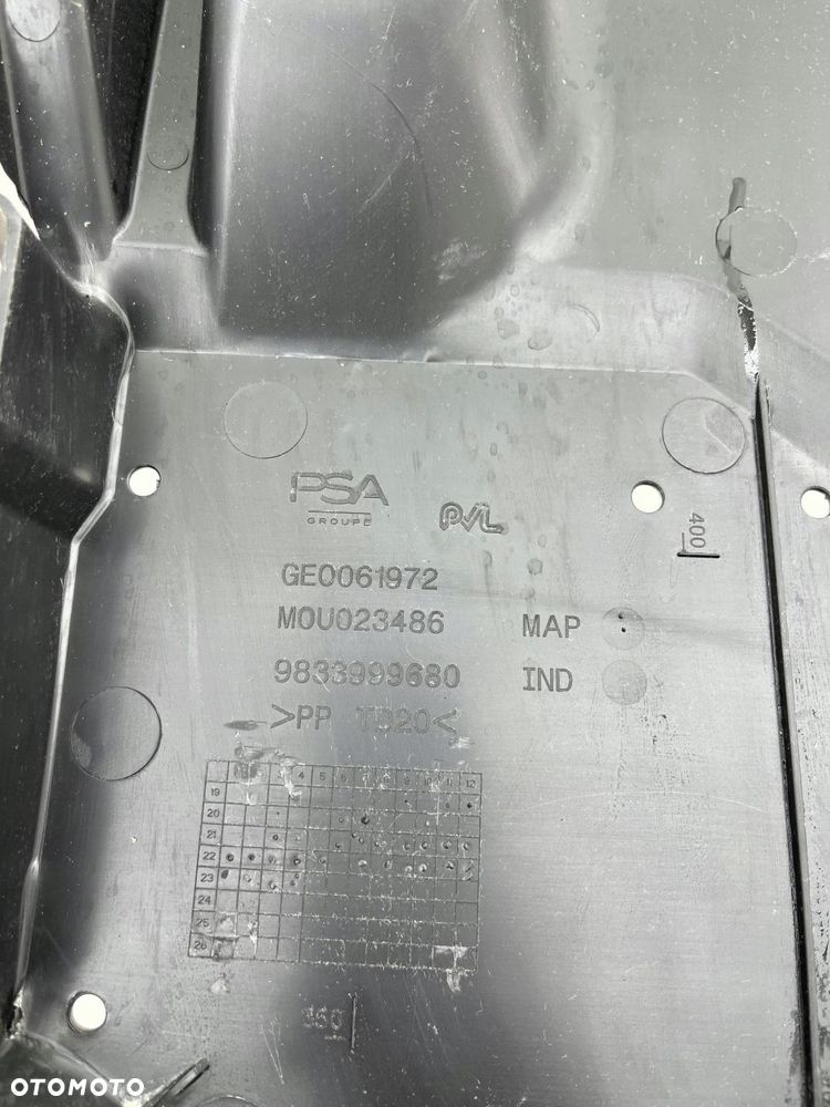 PEUGEOT 308 III OSŁONA PODWOZIA 9833999680 - 3