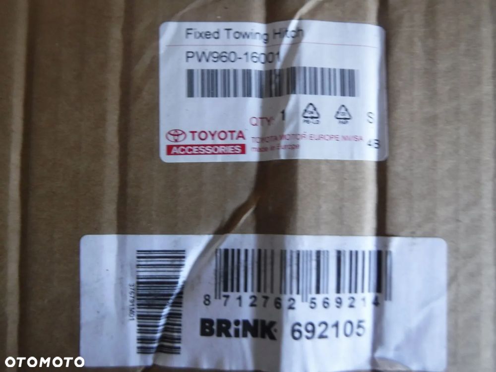 toyota corolla cross 21r- hak holowniczy nowy oryginał - 2