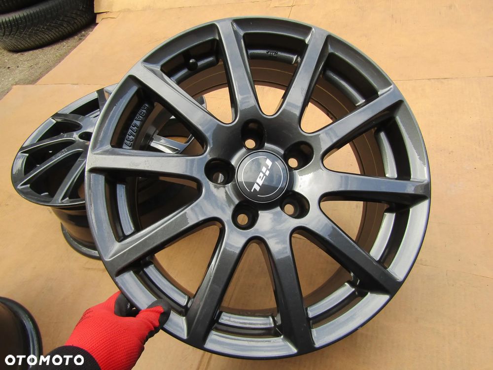 4x Felgi Aluminiowe 16 Kia Ceed I II III Niro Venga / Hyundai i30 II III ix35 ix20 Tucson Elantra Mitsubishi Lancer Outlander ASX Peugeot 4007 4008 Citroen C4 Aircross Mazda 3 5 6 CX-3 CX-5 CX-30 / 6,5 j 5x114,3 piasta 67,1 mm RIAL GERMANY - 20