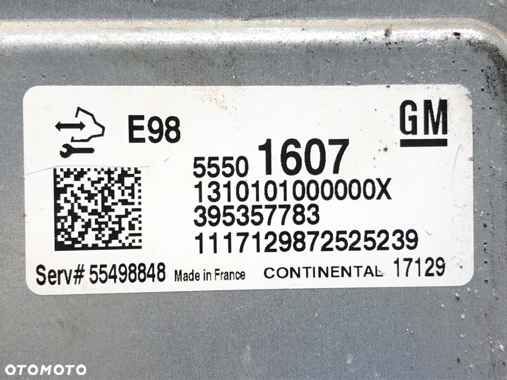 KOMPUTER SILNIKA  OPEL ASTRA K Sports Tourer (B16) 2015 - 2022 1.6 CDTi (35) 81 kW [110 KM] olej - 4