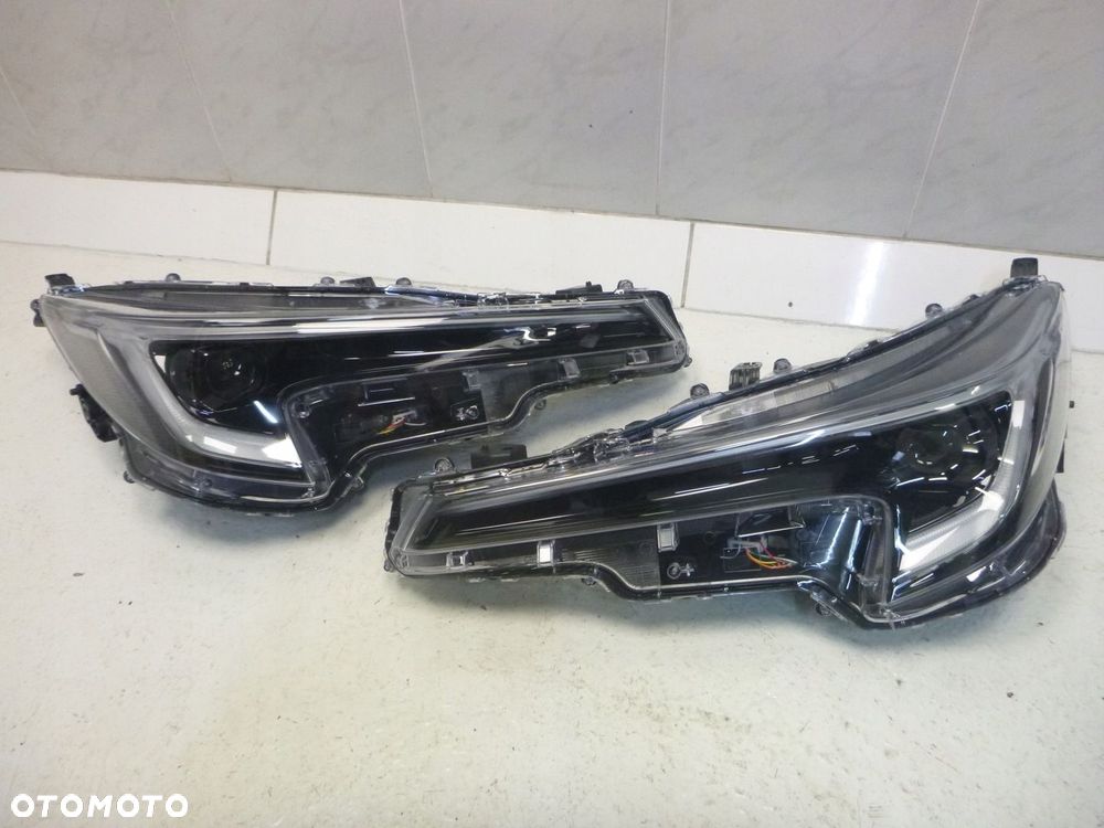 TOYOTA COROLLA E21 LIFT 22- LAMPA LAMPY REFLEKTOR REFLEKTORY PRZÓD PRZEDNIE PRAWA LEWA LED KOMPLET NOWE ORYGINAŁ - 3