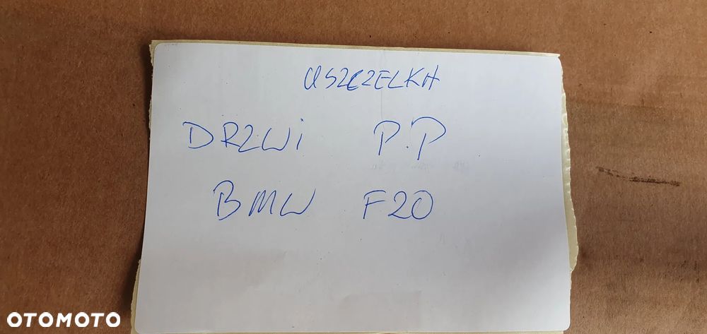 Uszczelka drzwi prawy przód przednia prawa BMW I F20 5D 7240849 - 9