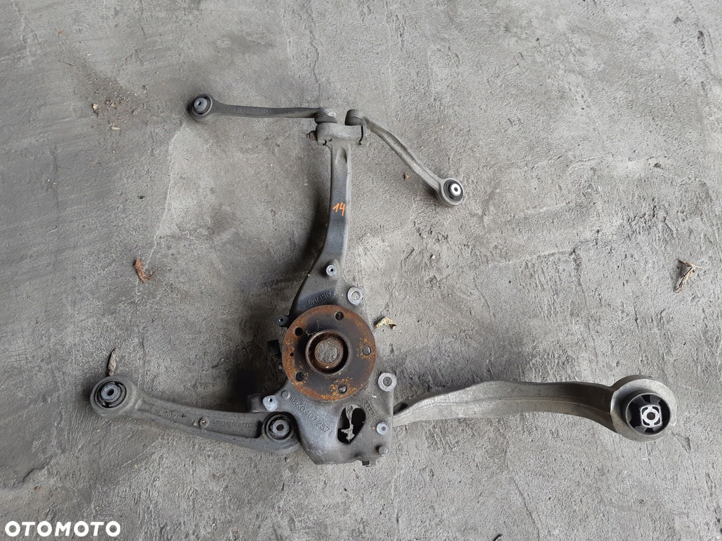 AUDI A4 B8 A5 8T A6 C7 A7 ZWROTNICA LEWA LEWY PRZÓD 8K0407257L - 1