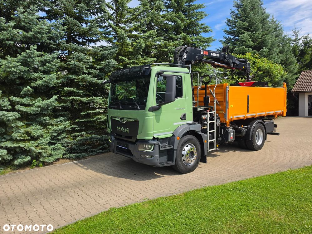 MAN TGM 18.290/ 3-str. wywrotka z HIAB 138/ - 1