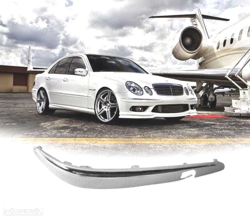 FRISO DE PARA-CHOQUES FRONTAL MERCEDES W211 02-06 DIREITA - 1