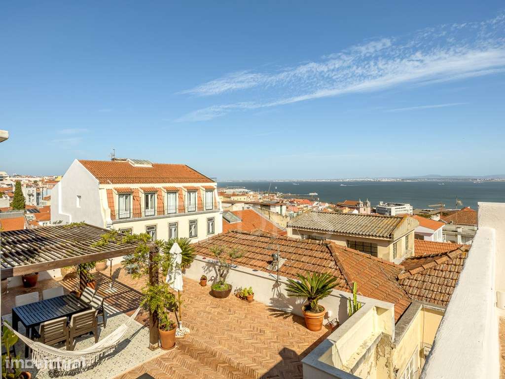 Pentouse T3 com terraços privativos e vista rio, na Lapa - Grande imagem: 2/28