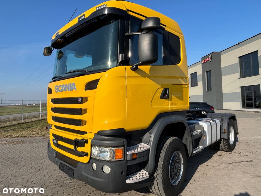 Scania Scania G490  4x4 stały napęd na wał, EURO 6, skrzynia redukcyjna , biegi terenowe , hydraulika do wywrotu, z Niemiec (G410 , G450) - 1
