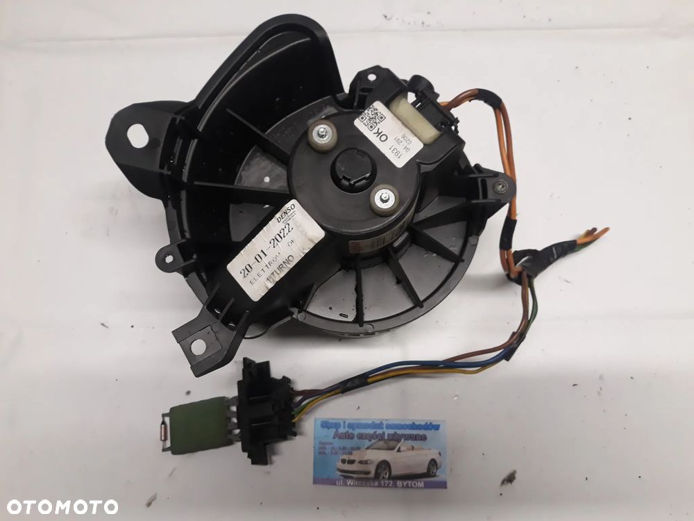 DMUCHAWA WENTYLATOR + REZYSTOR  FIAT FIORINO III 1,3 M-JET - 2
