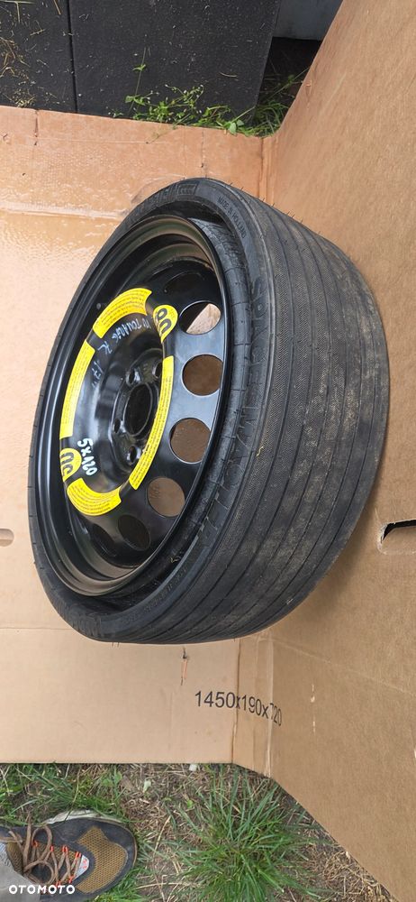 Koło dojazdowe zapasowe Volkswagen Touareg 5X120 17" pompowane - 2
