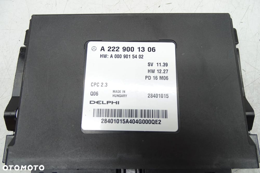 Mercedes C Klasa W205 Moduł Sterownik zawieszenia A2229001306 - 2